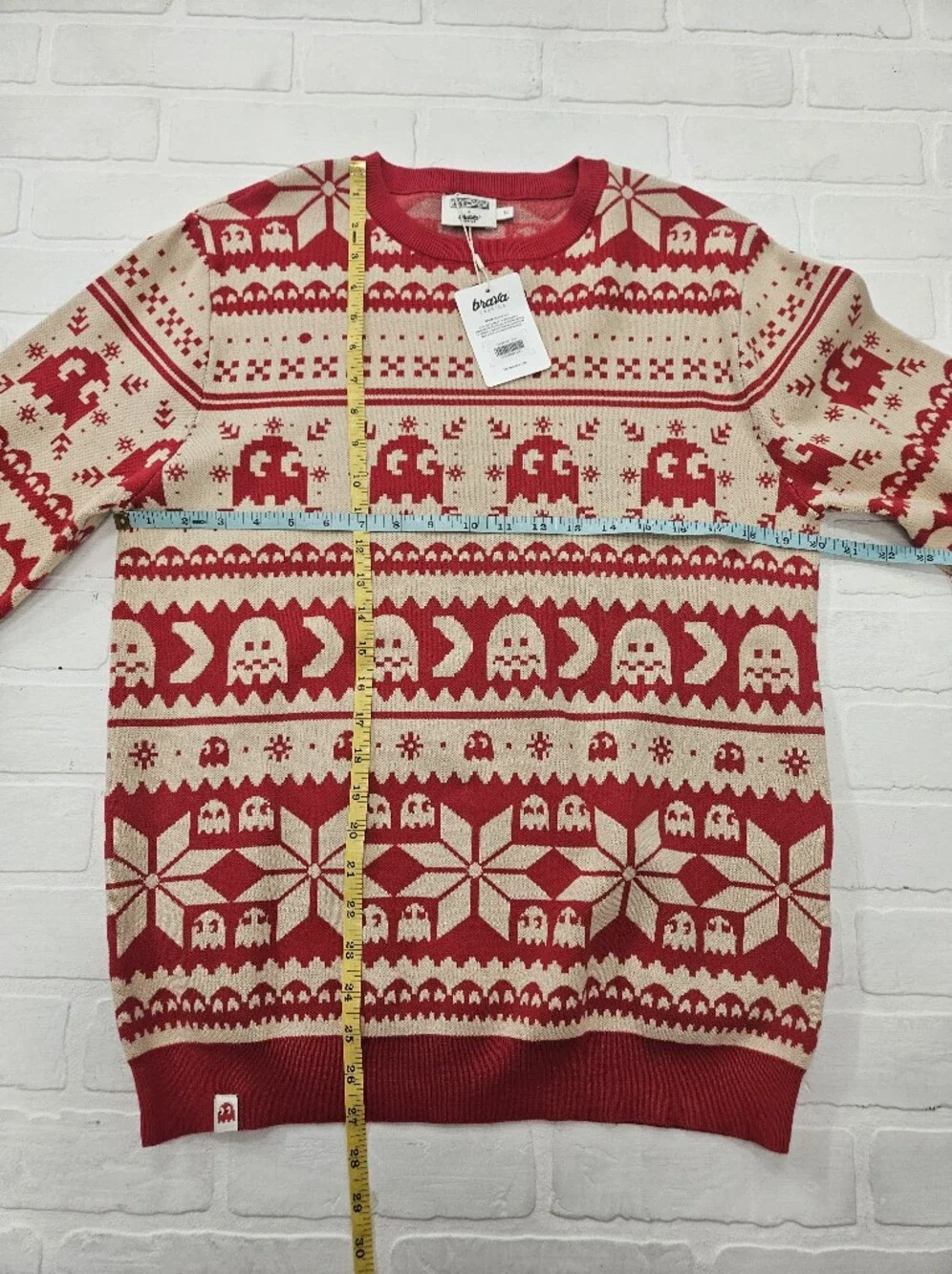 Pac Man 100% Cotton Holiday Sweater